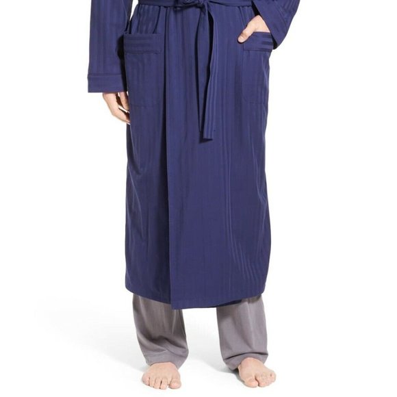 NWT Men's Majestic International L/XL Blue Robe - Picture 2 of 4